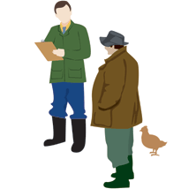 Inspector and Farmer